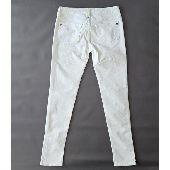 Genetic Denim Recessive Gene White Skinny Jeans sz 27 - Picture 5 of 7